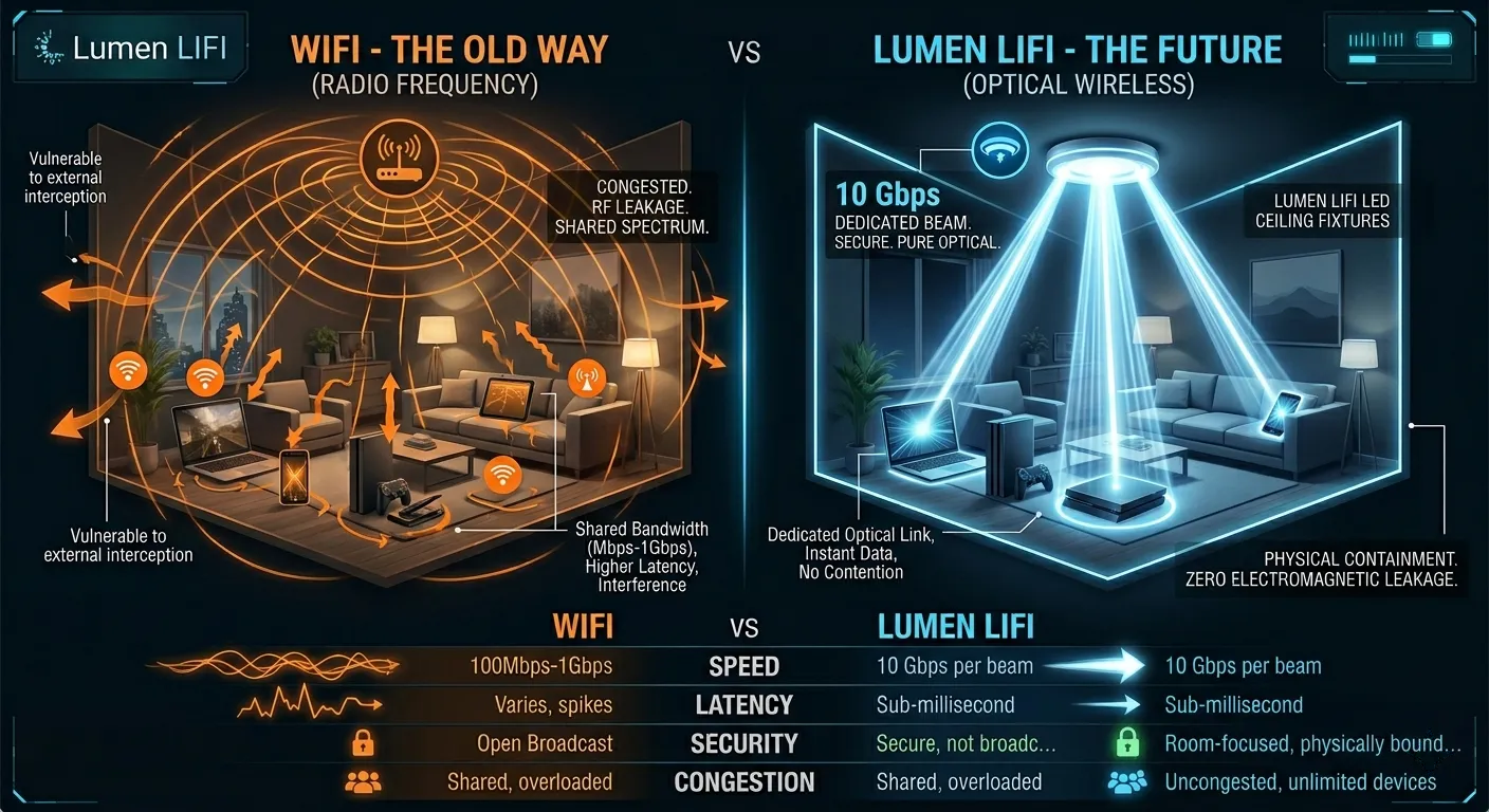 Lumen LiFi Ecosystem Matrix Graphic