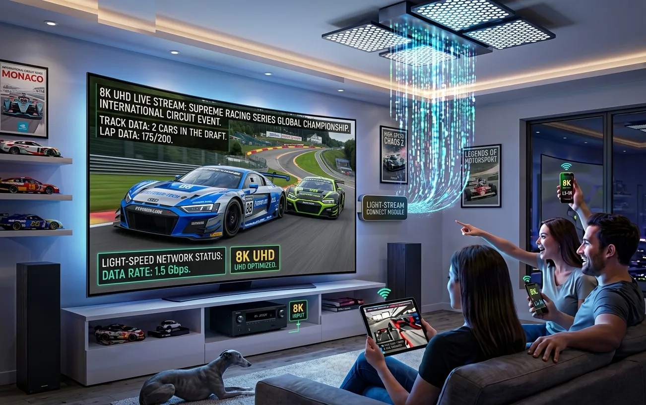 Smooth 4K & 8K Streaming