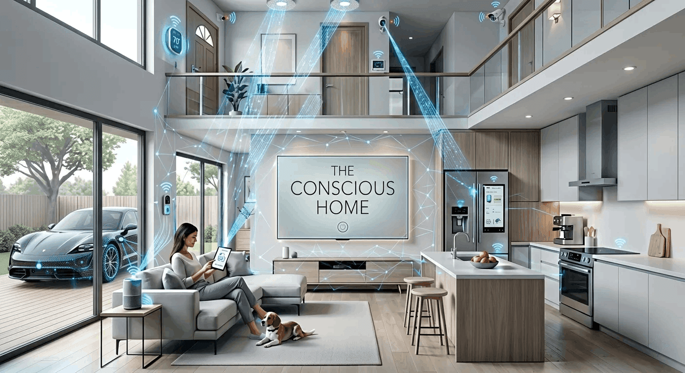 A simple home setup with light-speed internet