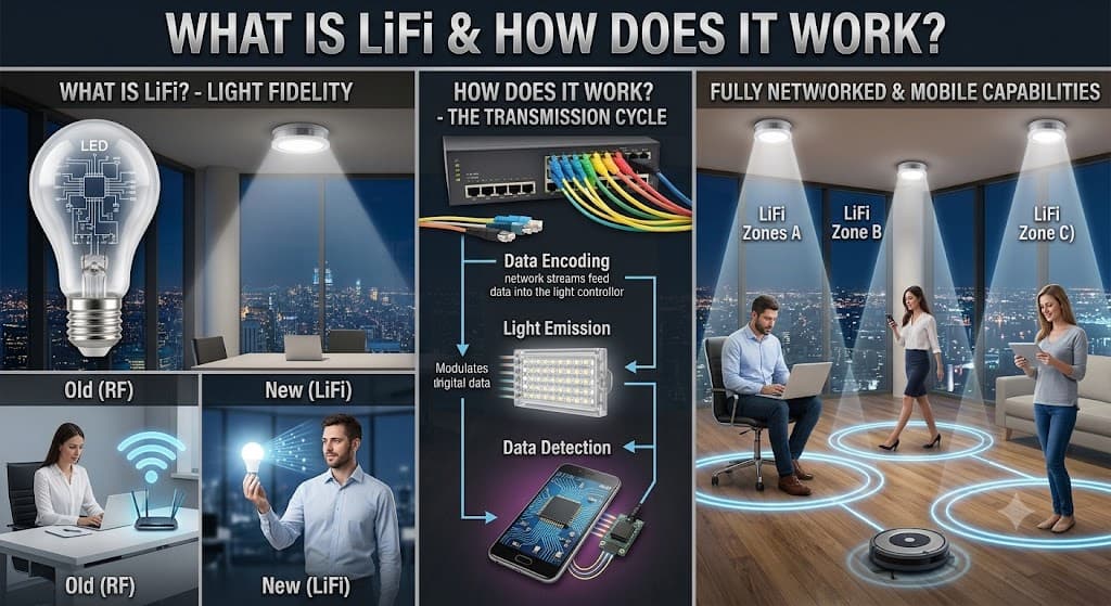 Lumen LiFi Architecture Topology Diagram