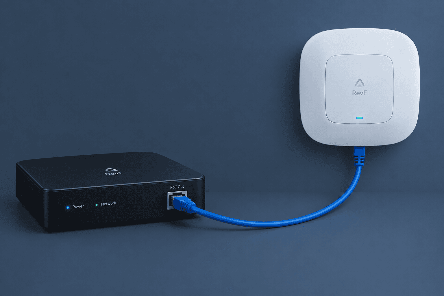 LumenFi RevF controller connected to photonic access point